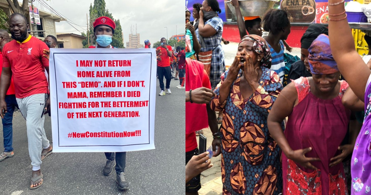 FixTheCountry Protester says he Might not Return home Alive Because of Ghana