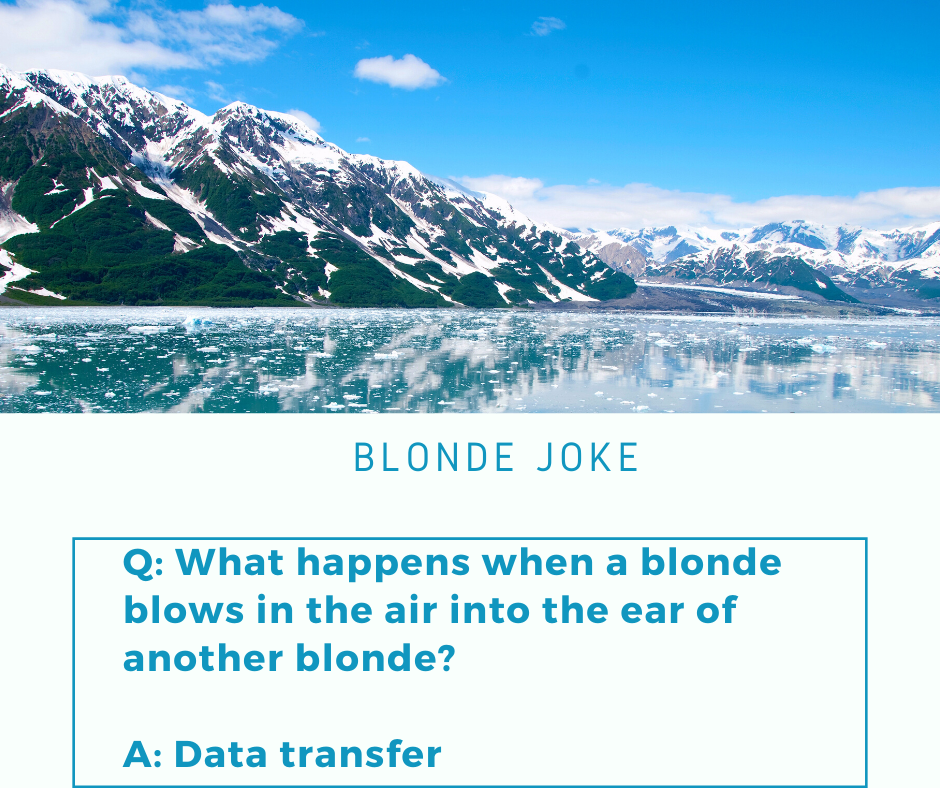 blonde jokes one liners