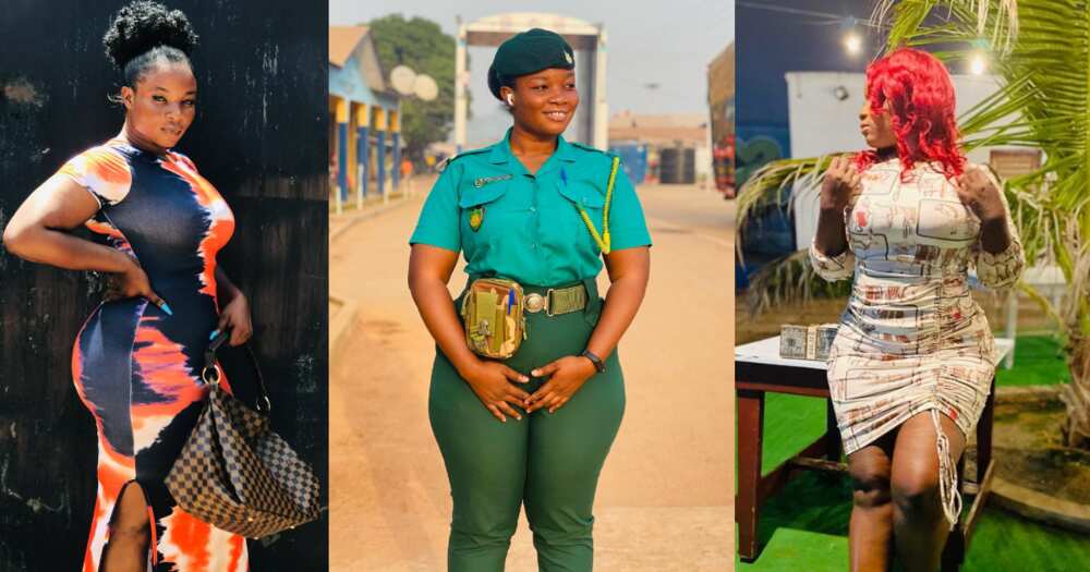 Ama Cherry: 9 banging photos and videos of Ghanaian immigration officer that are trending on IG