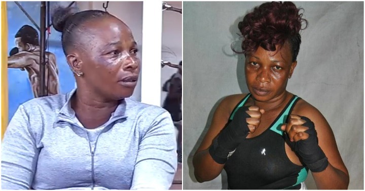Ghana's first and oldest female boxer