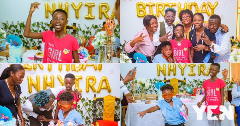 Shatta Wale celebrates daughter Nhyira's 10th birthday (photos)