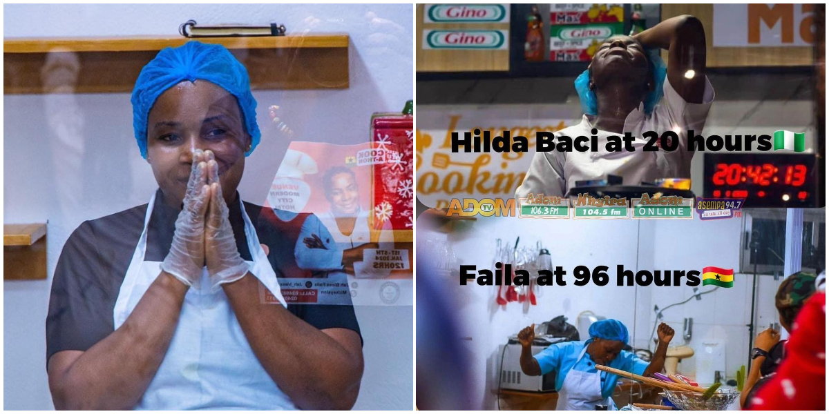 Chef Failatu and Hilda Baci's cook-a-thon photos