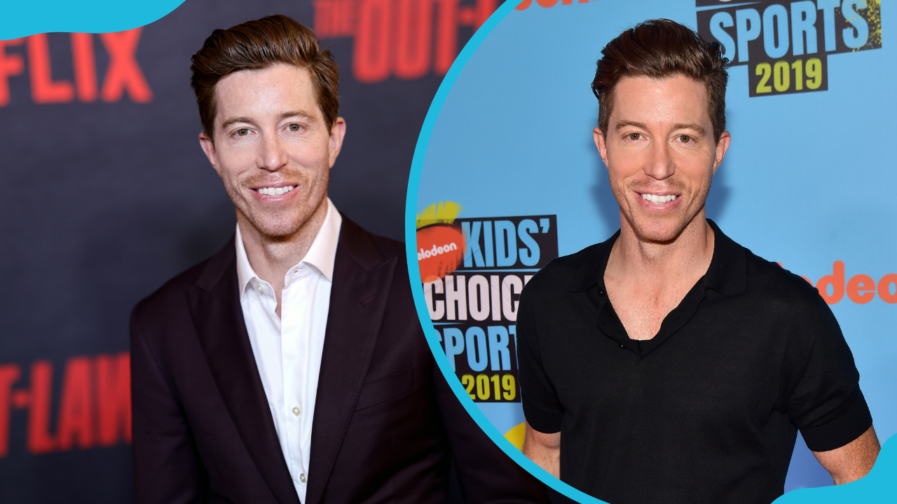 American athlete Shaun White on two separate red carpet events.