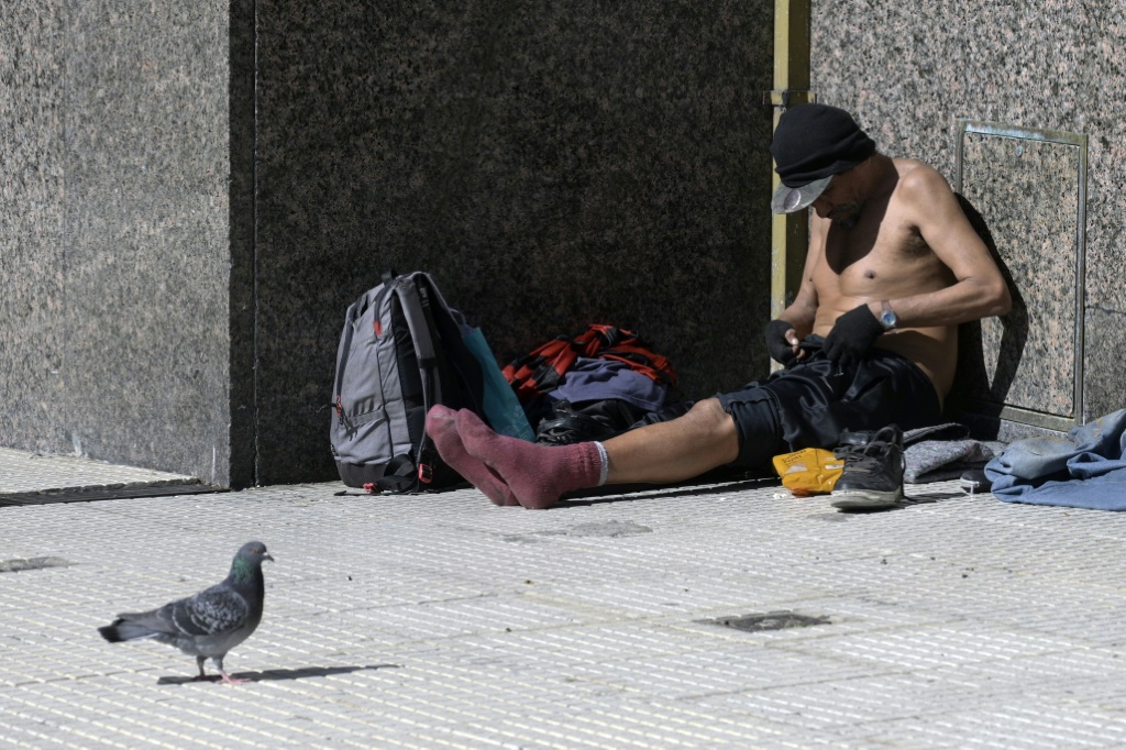 Poverty has soared in Argentina, where inflation stands at 115 percent year-on-year