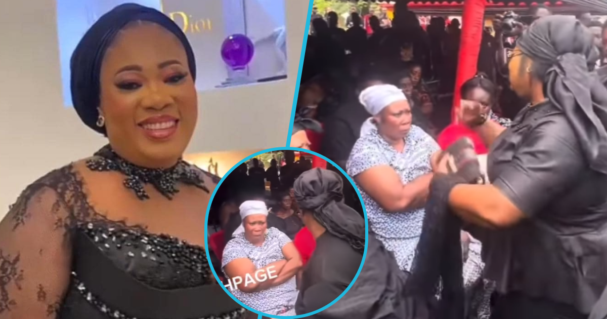 Grace Boadu’s burial: Video of how late doctor’s mum snubbed actress Naana Hayford trends