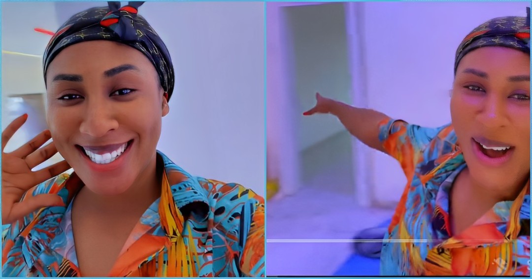Young Ghanaian lady flaunts her new home on TikTok: "From single room to house owner"