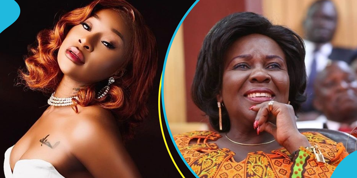 Efia Odo blasts Cecilia Dapaah for not rocking expensive wigs: "Wig stiffer than wood"