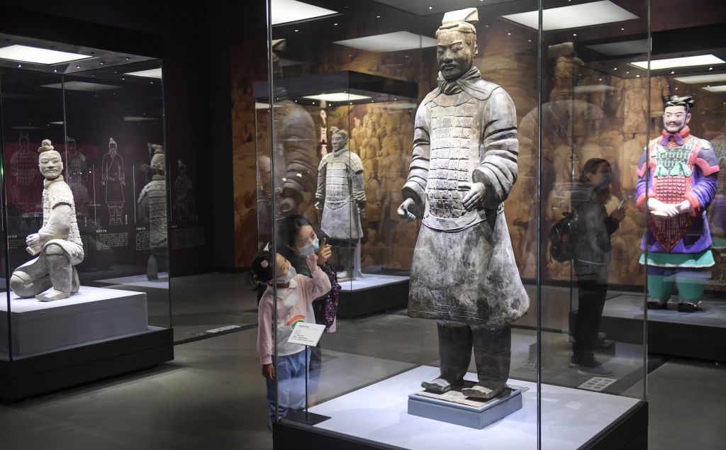 Qin Terracotta Warriors exhibited In Shandong Museum