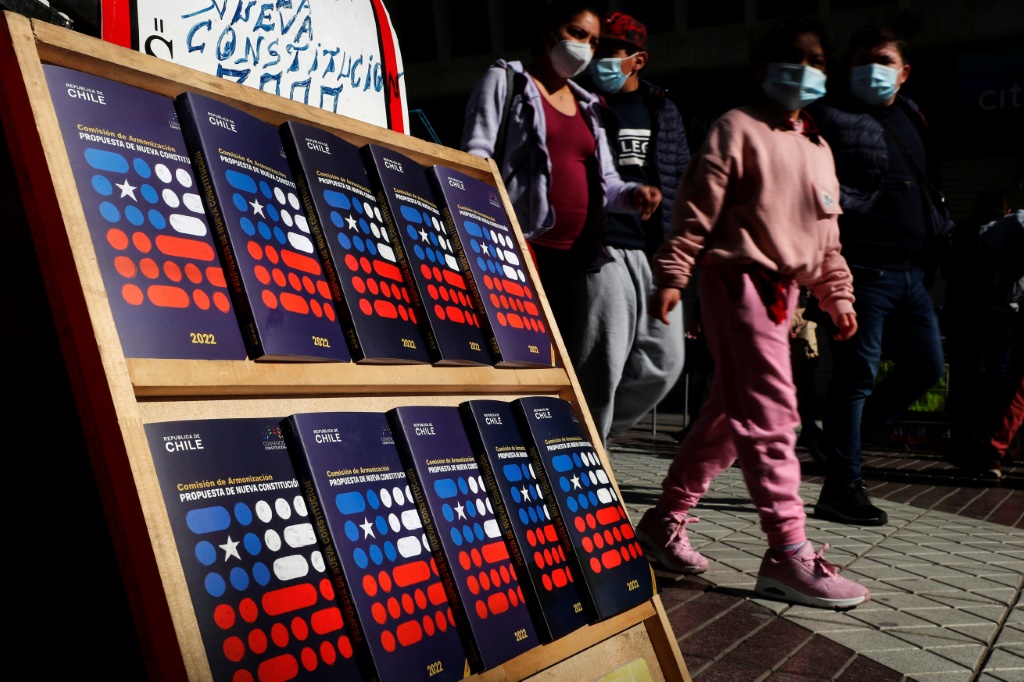 The Chilean government has printed 900,000 copies of the draft constitution for study ahead of the September 4 referendum