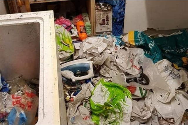 Landlord almost weeps after tenants messed up his house; heartbreaking photos drop