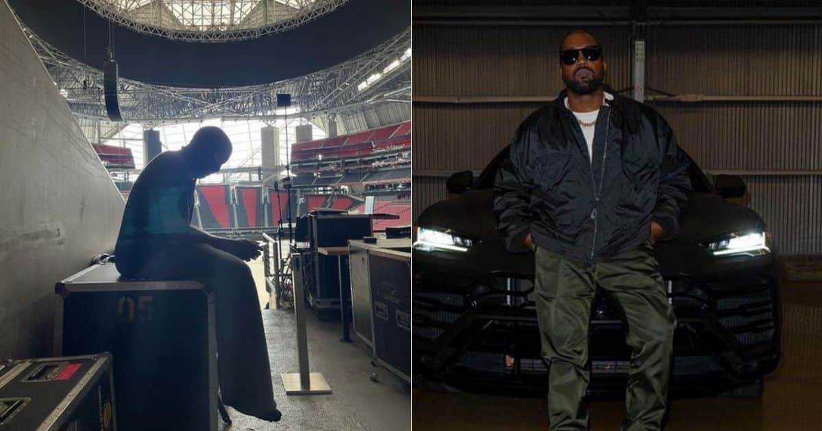 Kanye West, peek inside, 'Donda' living quarters, Mercedes Benz Stadium