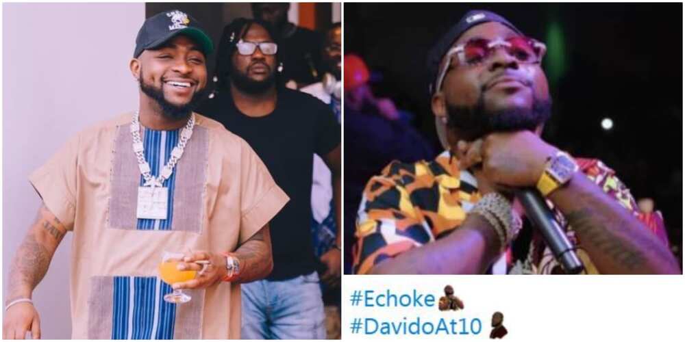 Davido at 10: Once Again Twitter Celebrates Singer With Customised Emoji to Mark His Years in the Industry