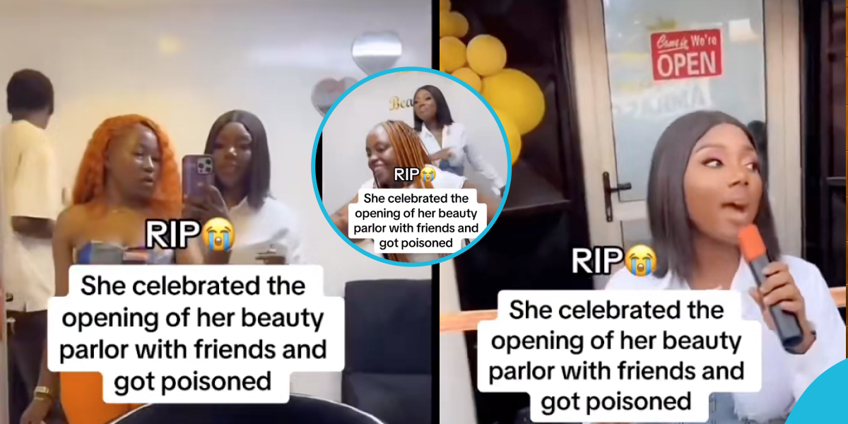 Young lady allegedly poisoned by her friends after inviting them to the unveiling of her new beauty salon