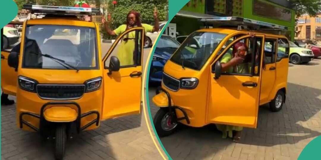 Lady shows off electric Keke that doesn't need fuel
