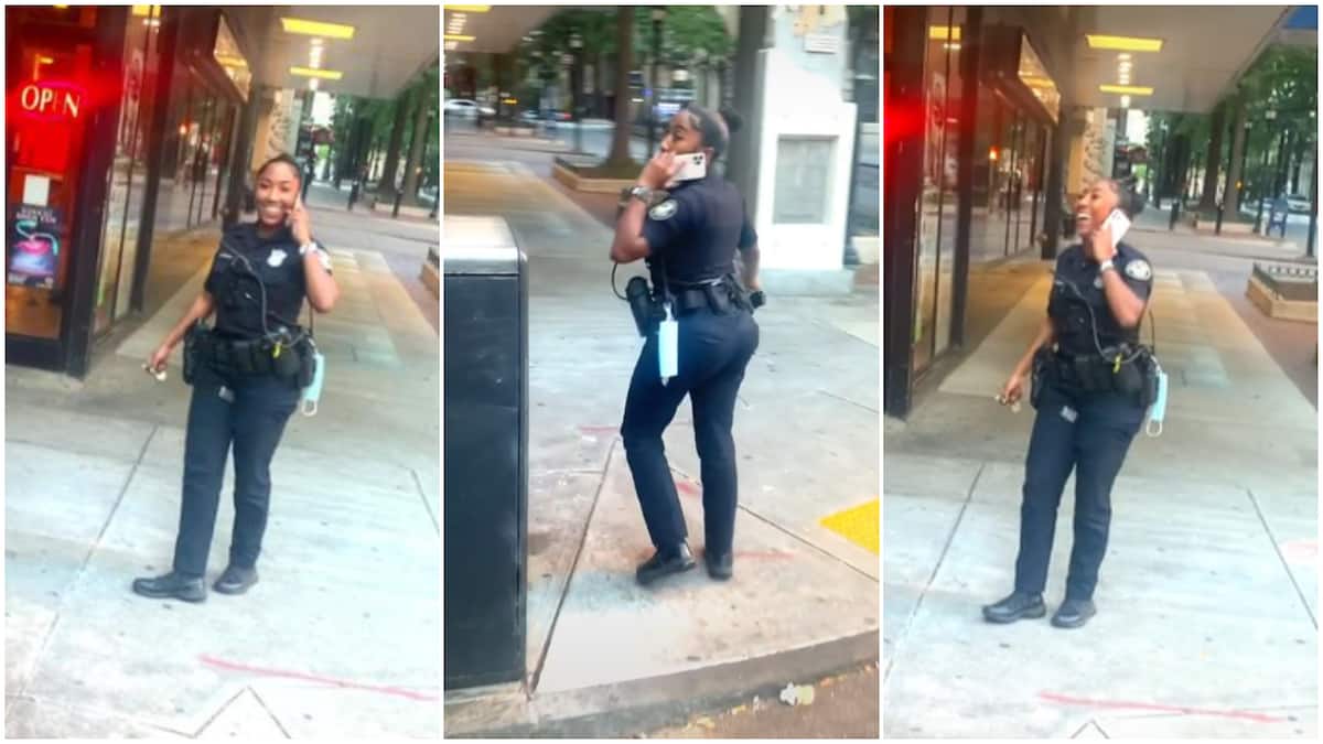 Man Asks American Female Police Officer in Video; Says Her Beauty Is ...