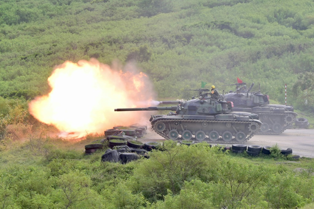 Taiwan held two days of live fire drills on a strategic island between its coast and China