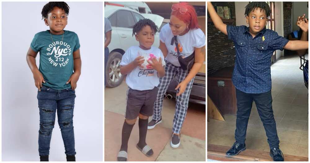 Michy and Shatta Wale's son Majesty