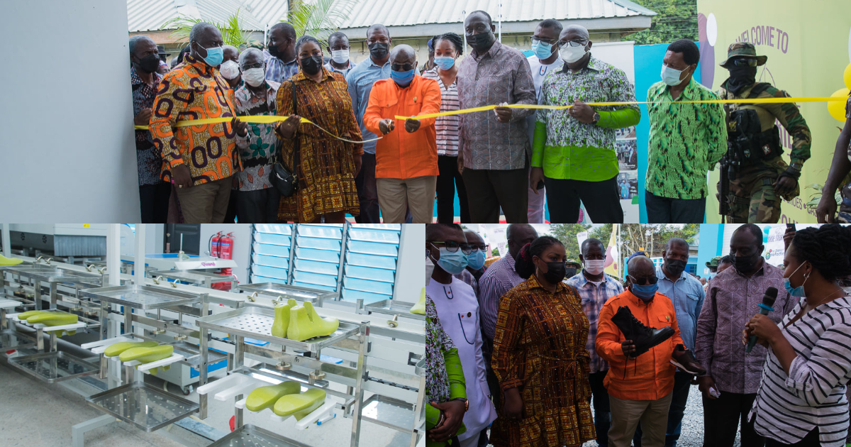 Akufo-Addo commissions shoe factory