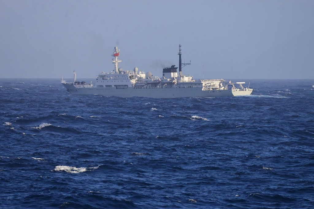 Japan regularly complains about Chinese activity around the disputed Tokyo-controlled Senkaku islands, which Beijing claims and calls the Diaoyus