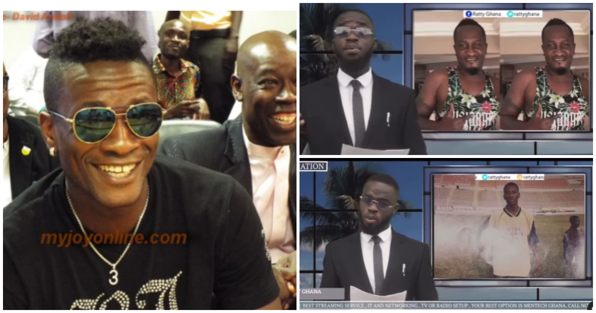 Asamoah Gyan surprised by rapper's talent
