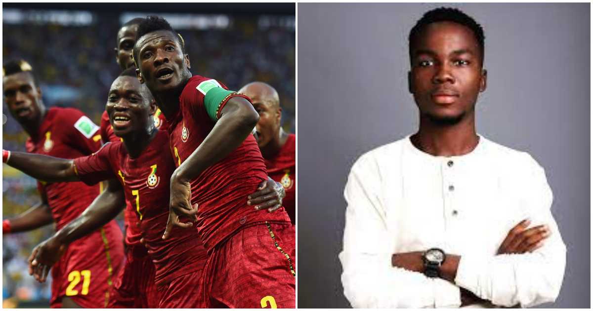 Asamoah Gyan and Christian Atsu during a game (left) and Bongo Ideas (left)