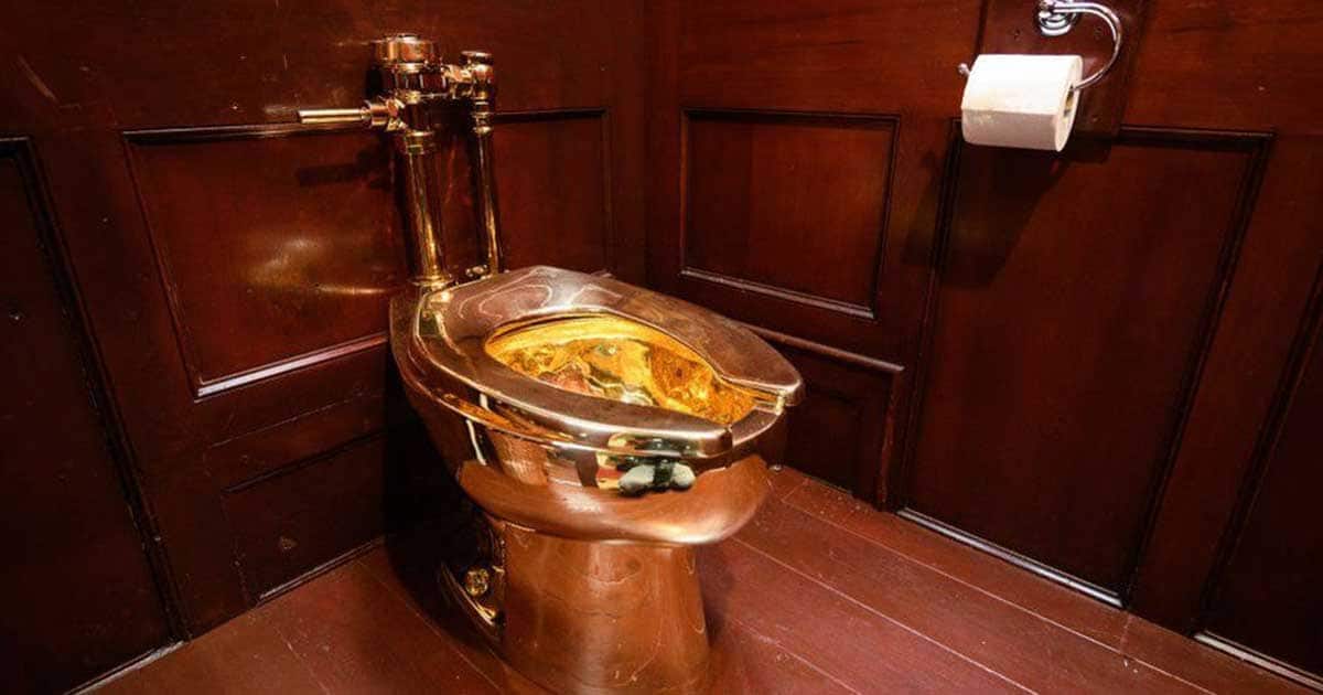 Golden toilet dubbed American stolen in 2019.