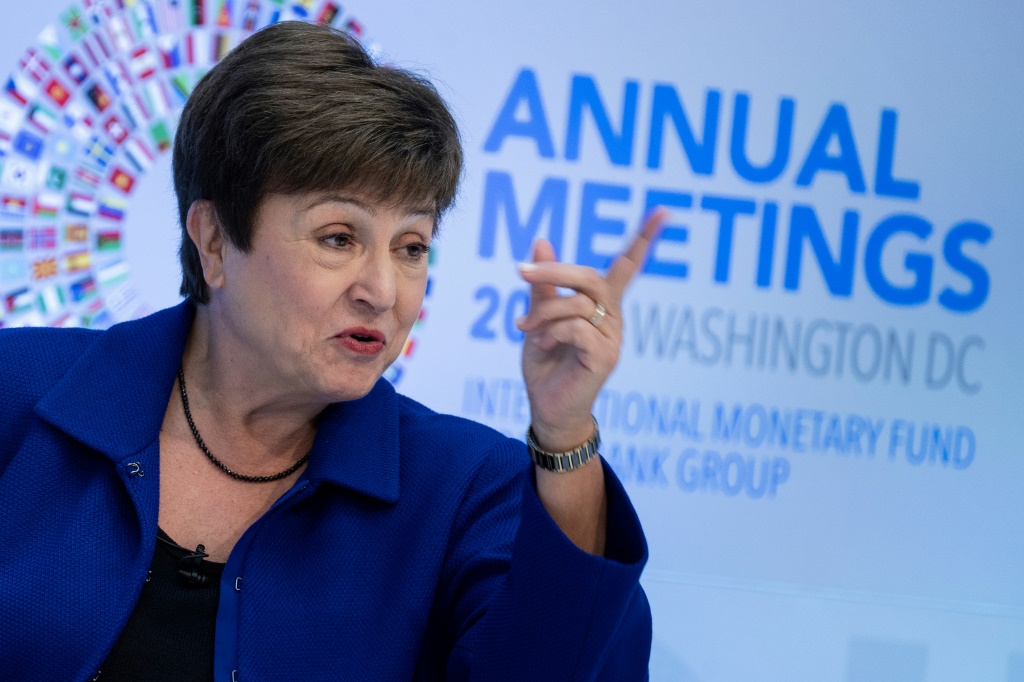 IMF Managing Director Kristalina Georgieva said she was "deeply grateful" for the board's support