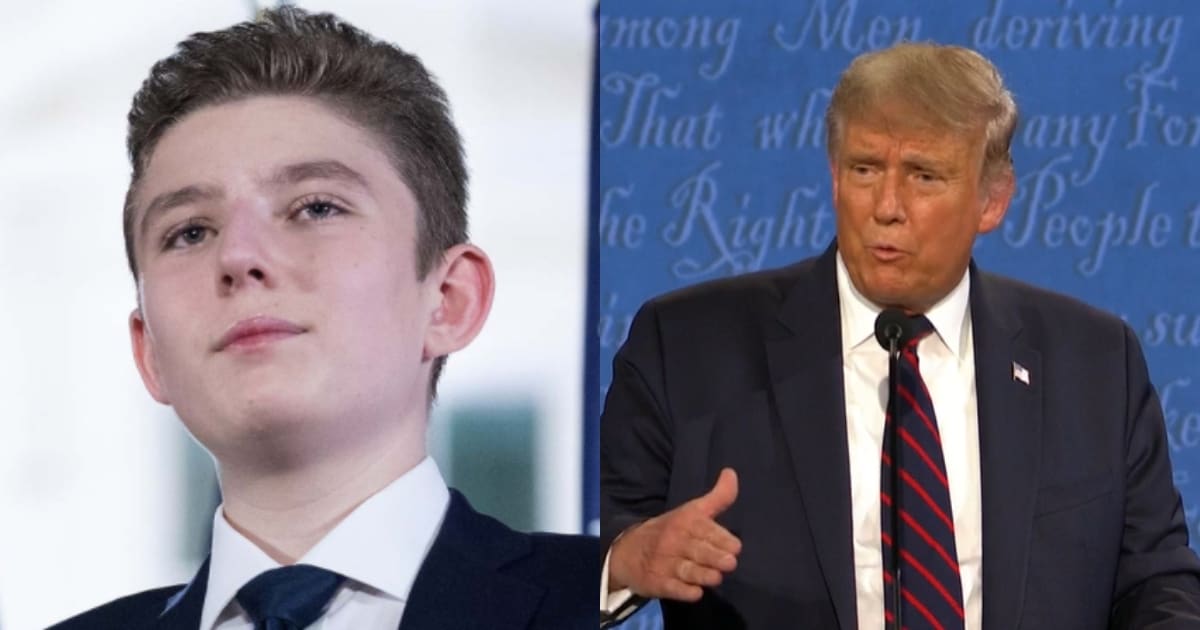 Donald Trump’s 14-year-old son tested positive for COVID-19