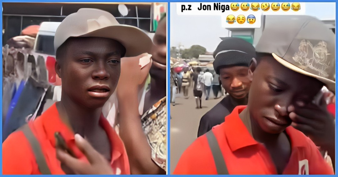 Adum PZ: Phone Sellers In Kumasi Gives Junk Phone To Young Man Who Went To Swap His Old Device