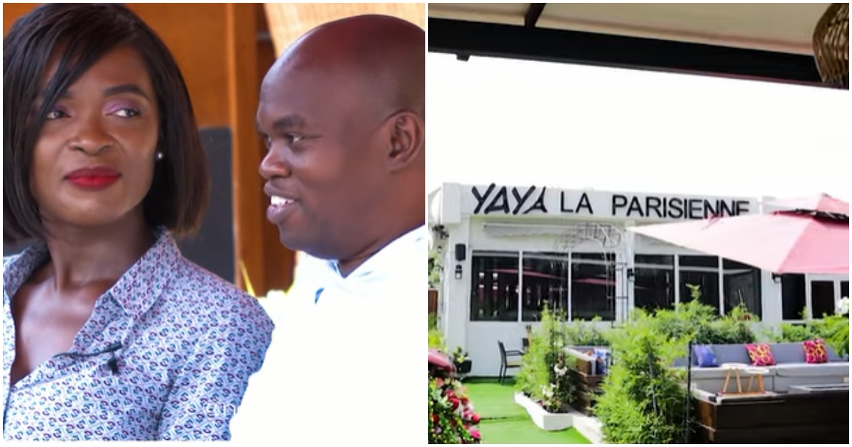 Ghanaian man and Ivorian wife speak after relocating from abroad to set up a beautiful restaurant in Accra