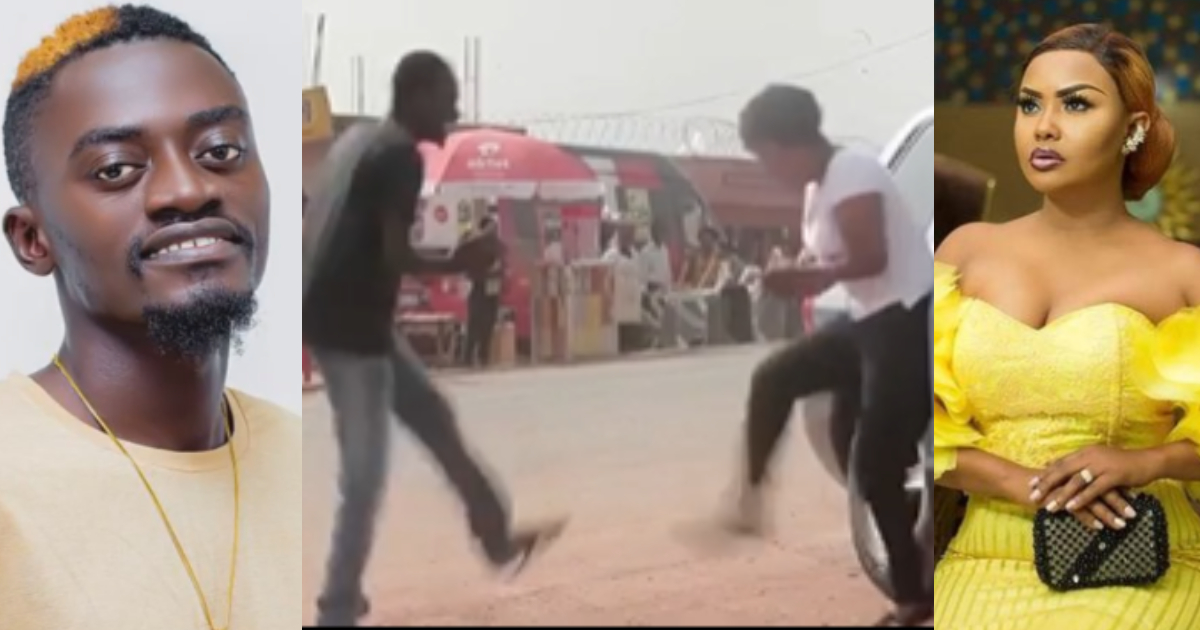 Video of Lil Win and McBrown playing ampe on the streets of Kumasi pops up; fans can’t stop laughing
