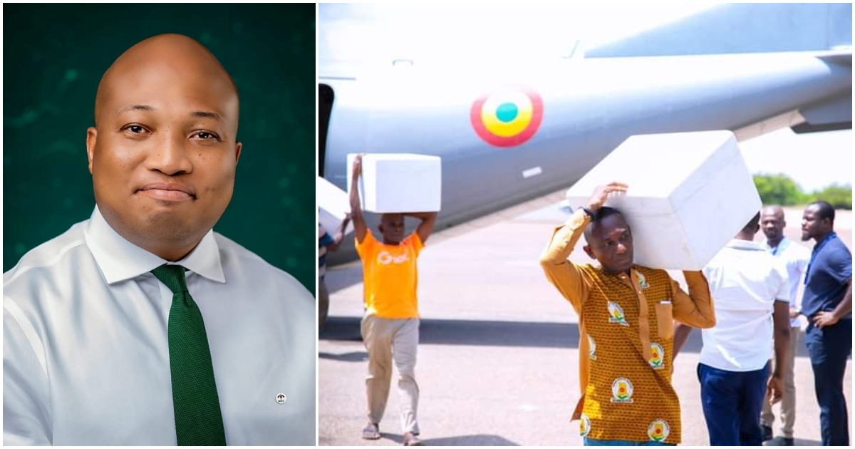 Ablakwa claims the vaccines that arrived in Ghana on March 11 were from Nigeria.