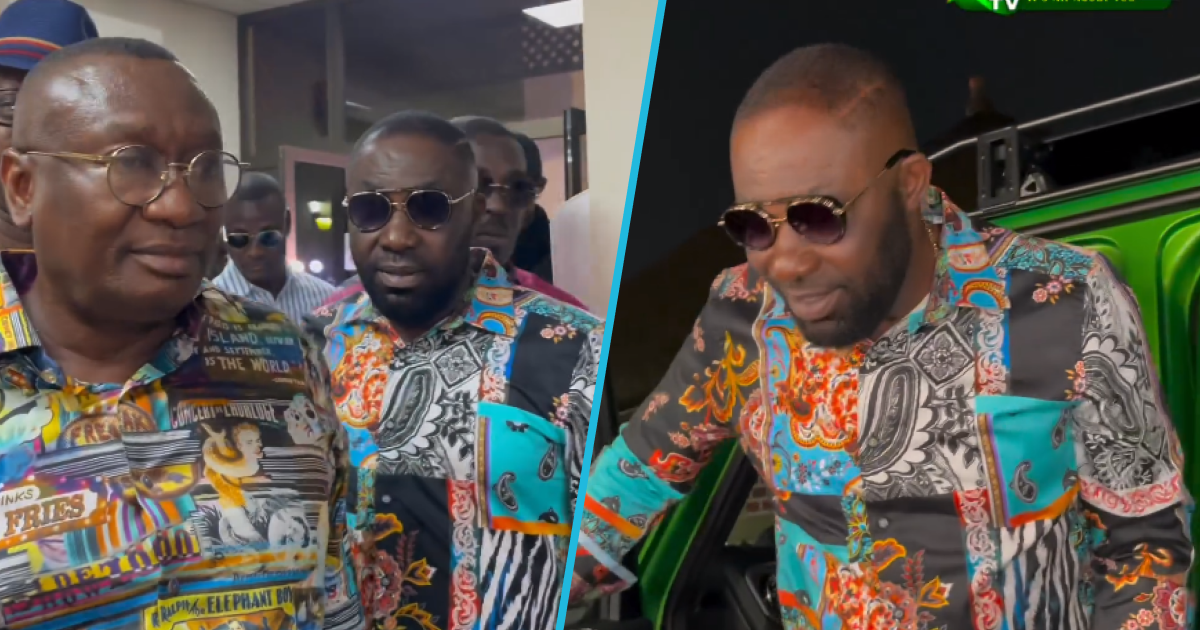Osebo's fashion launch: How Osei Kwame Despite and Ernest Ofori Sarpong arrived at event in posh cars