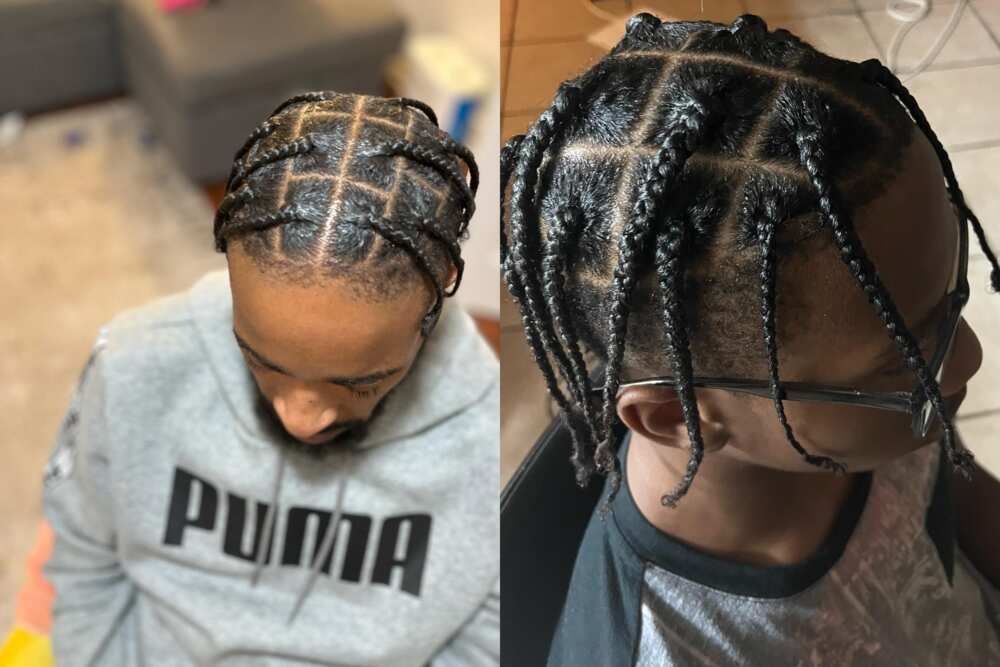 Swag hairstyles for black guys