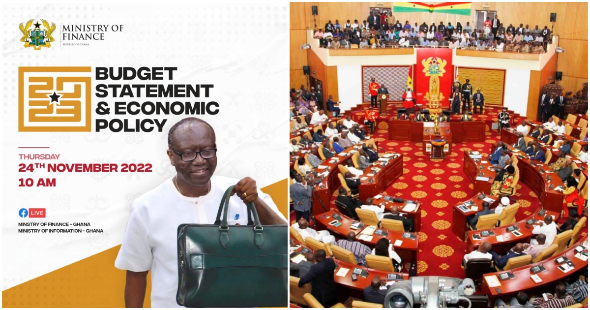 Ofori-Atta will present the 2023 budget on Thursday, November 24, 2022.