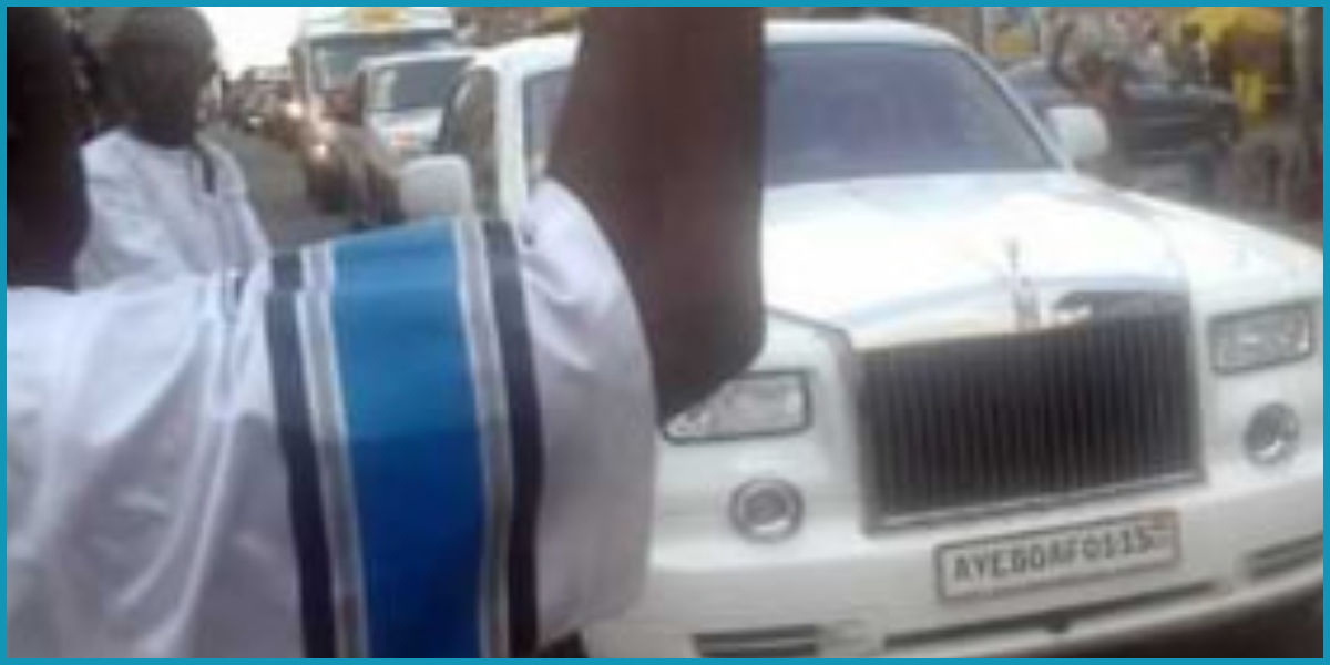 Agric Nzema Chief Nana Ayeboafo's Rolls-Royce