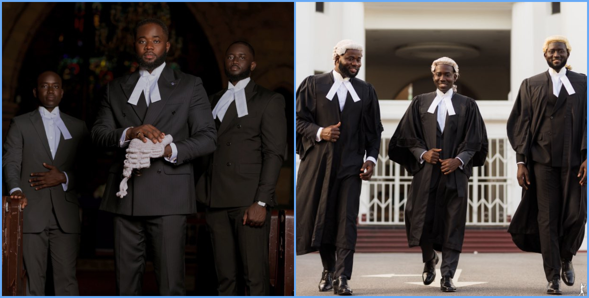 Photos of three lawyers