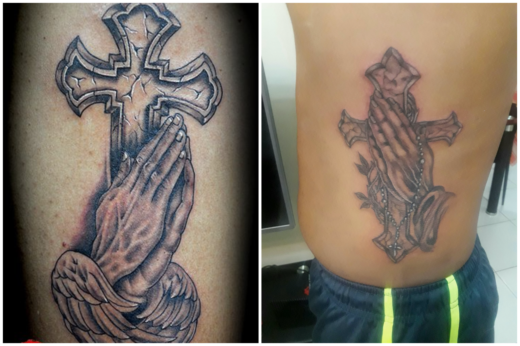 Rosary beads and praying hands Tattoo  wwwfacebookcomFla  Flickr