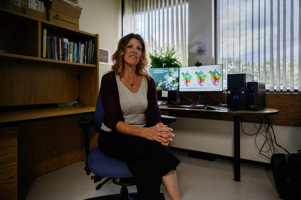 Scientist Diana Stralberg initially believed the computer models showing the effects of climate change on the boreal forest were wrong because they were so extreme