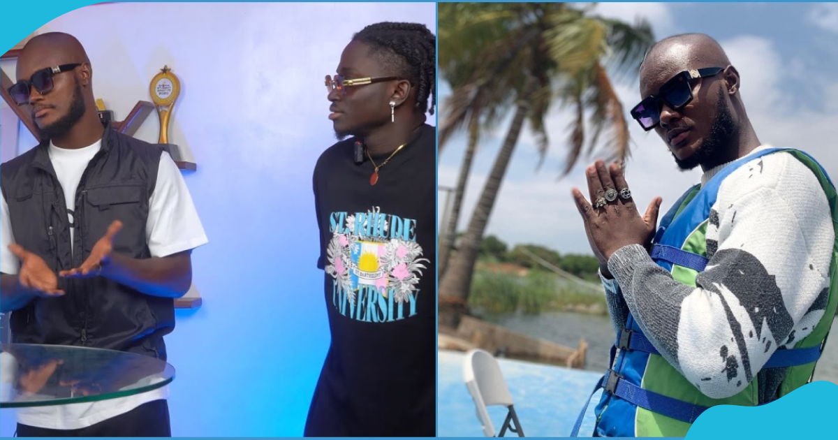 Kuami Eugene and King Promise's lookalike in an interview with Zionfelix