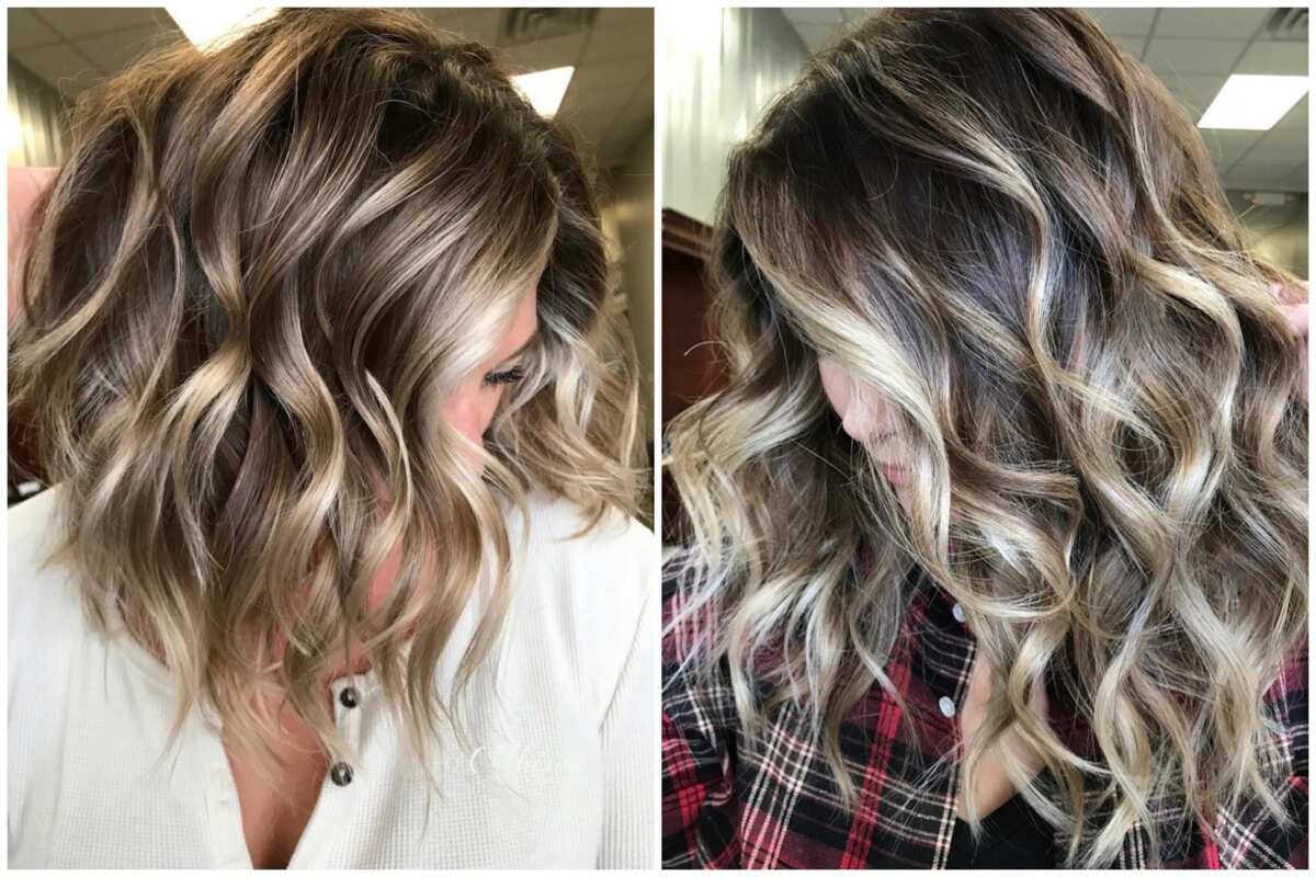 The Best Brown Hairstyles With Blonde Highlight