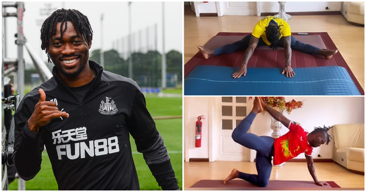 Christian Atsu's yoga instructor pays tribute with an old video of player flaunting moves on mat
