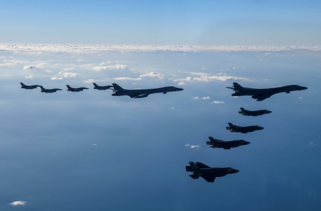 Vigilant Storm was the largest-ever US-South Korean air exercise, and involved B-1B long-range heavy bombers and F-35 stealth fighters