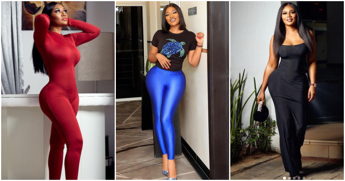 Sandra Ankobiah looks unrecognisable as old photo shows her without her acquired curvy look; fans scream