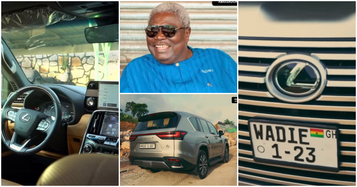 Photos of Opanyin Kwame Wadie and his luxury whip.
