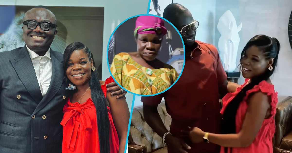 Mama Toli Toli causes confusion as she looks different while rocking stylish red dress and heavy makeup