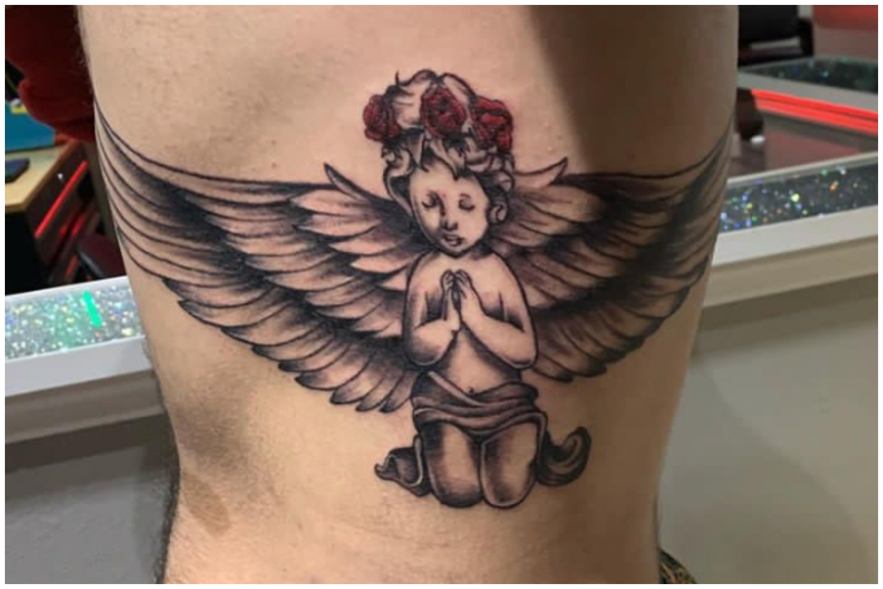 guardian angel tattoo chestTikTok Search