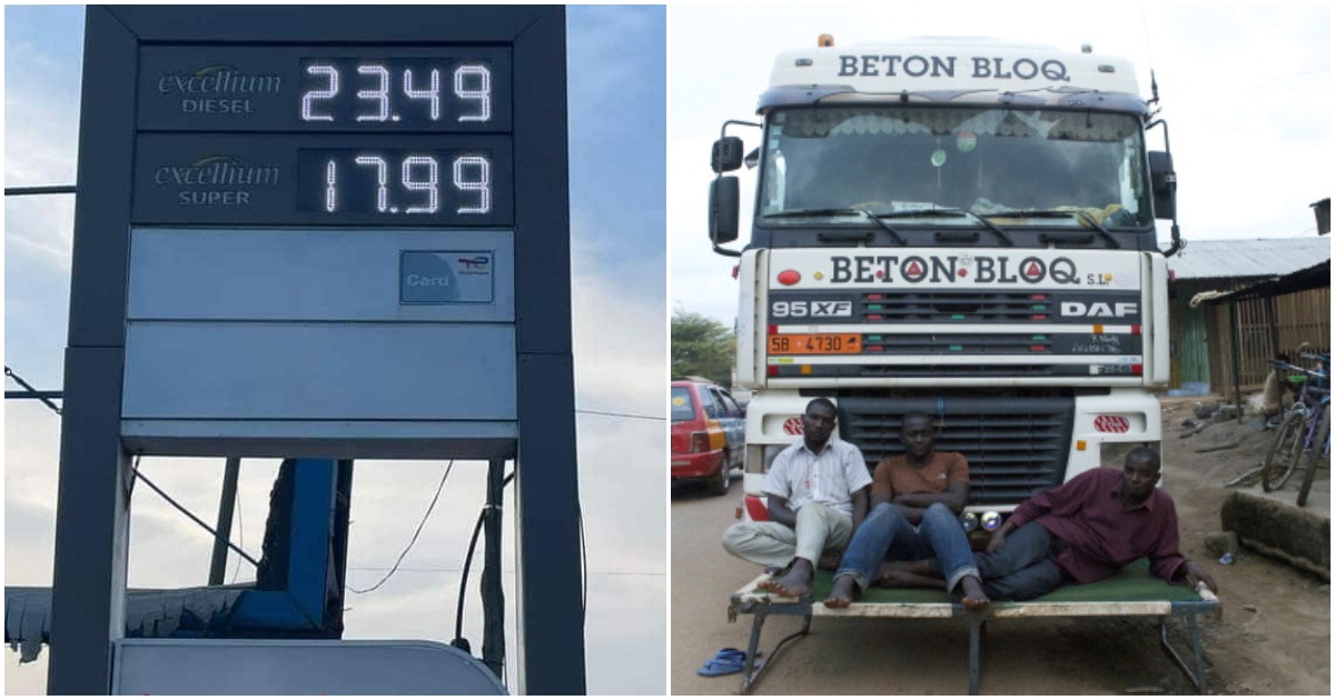 Drivers say they won't go to work from Monday, November 7, due to rampant fuel price increases.