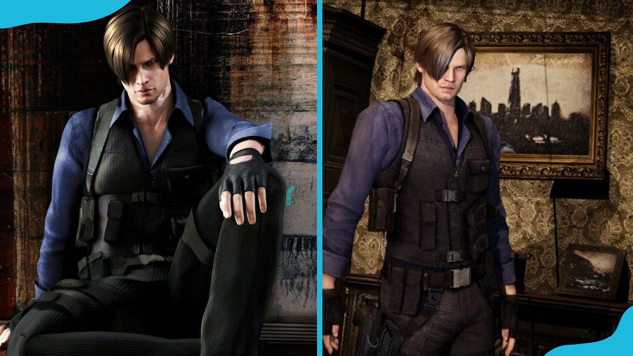 Leon Kennedy posing for some hot photos
