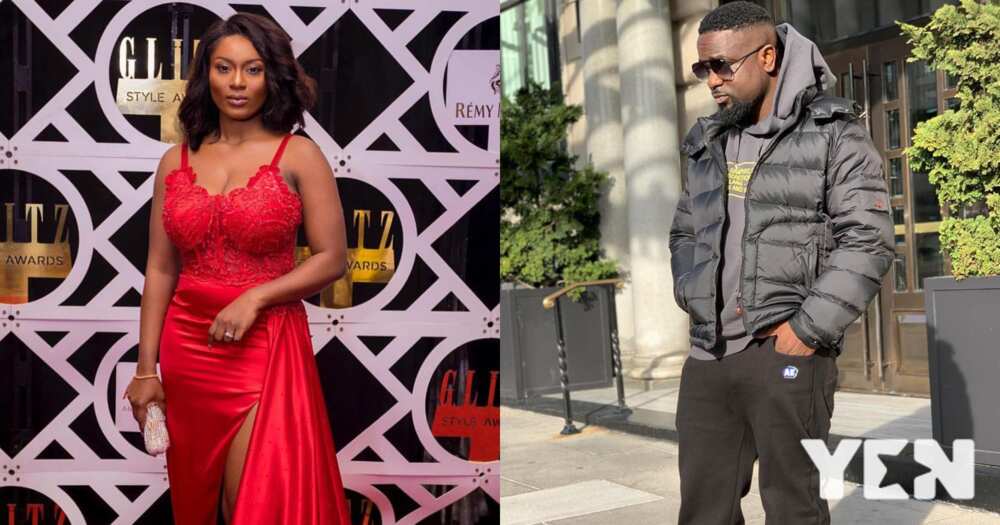 Sarkodie and wife twin in new photo with same outfit and shoes